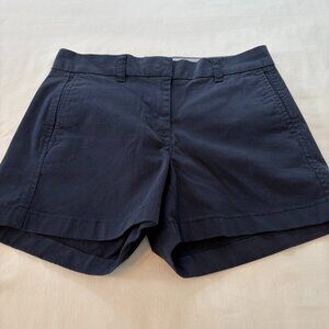 J. Crew Navy Chino Shorts, NWT, Size 2